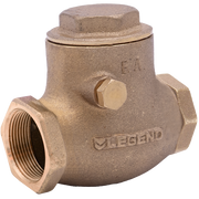 Legend Valve 105-106NL Swing Check Valve 1-1/4 Inch Brass