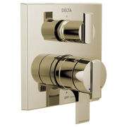 Delta Ara Angular Modern Monitor 17 Series Valve Trim with 3-Setting Integrated Diverter