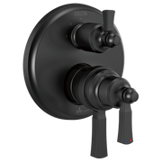Delta Dorval Traditional 2-Handle Monitor 17T Series Valve Trim with 3 Setting Diverter