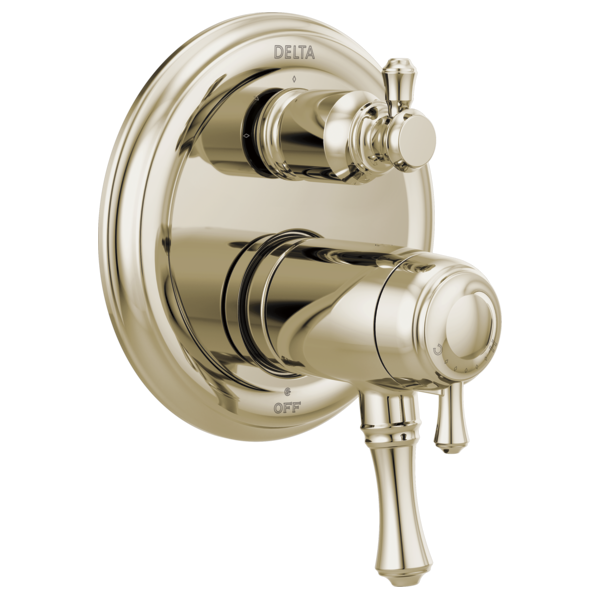 Delta Cassidy Traditional Two-Handle TempAssure 17T Series Valve Trim with 3-Setting Integrated Diverter