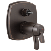 Delta Stryke 17 Thermostatic Integrated Diverter Trim with Six Function Diverter Less Diverter Handle