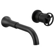 Delta Trinsic Single Handle Wall Mount Bathroom Faucet Trim with Wheel Handle