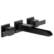 Delta Ara Two Handle Wall Mount Channel Bathroom Faucet Trim