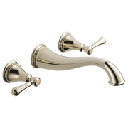 Delta Cassidy Two Handle Wall Mount Bathroom Faucet Trim