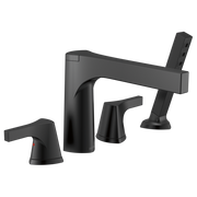 Delta Zura 4-hole Roman Tub with Handshower Trim