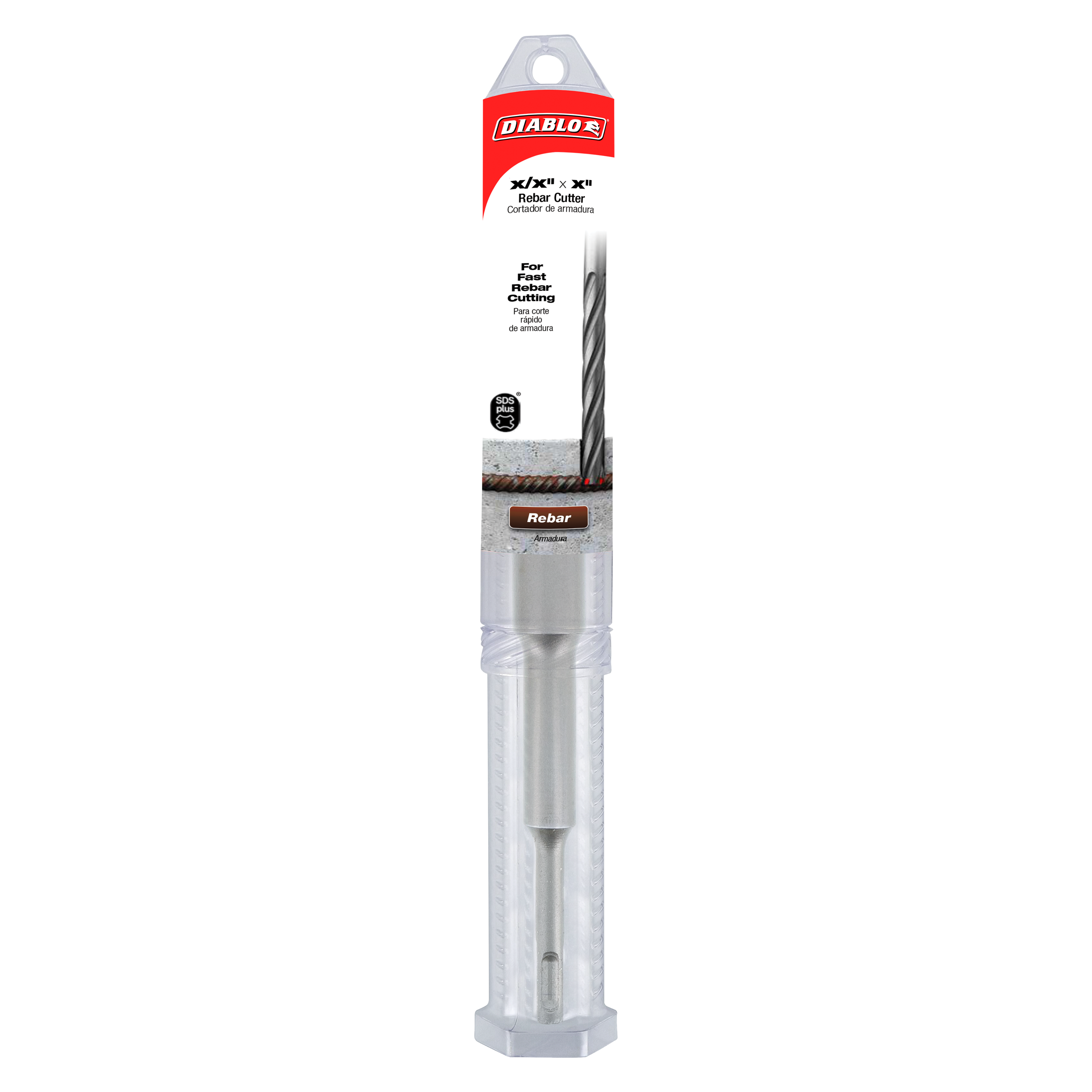 Diablo DMAPLRC1090 1-1/4 in. x 12 in. SDS-Plus Rebar Cutter - 10 Pack