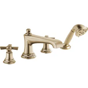 Brizo Rook Roman Tub Faucet with Handshower - Less Handles