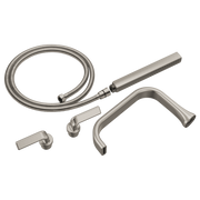Brizo Allaria Two-Handle Tub Filler Trim Kit with Twist Lever Handles
