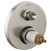 Brizo Litze TempAssure Thermostatic Valve with 3-Function Diverter Trim - Less Handles