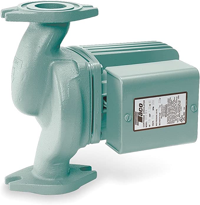 Taco 0010-F3 1/8 HP - Circulator Pump - Cast Iron - Flange - 2 Pack
