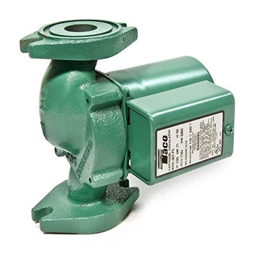 Taco 007-F5-7IFC Cast Iron Circulator with Integral Flow Check, 1/25 HP