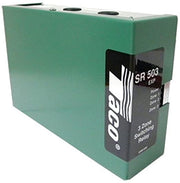 Taco SR503 three zone switching relay in green metal enclosure with black label on front.