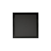 Infinity Drain 5" x 5" TD 15-3A BK Center Drain Kit: Matte Black