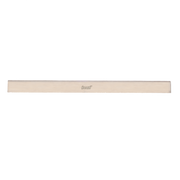 Silver-gray Freud planer knife with "freud" branding, rectangular shape with beveled edges.