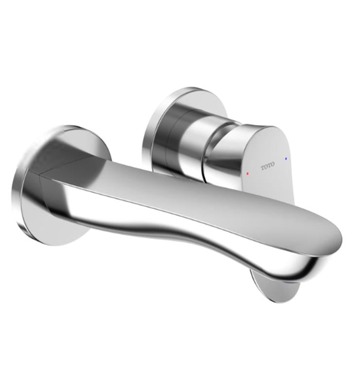 Toto TLG01310UA#CP GO 1.2 GPM Wall-Mount Single-Handle Bathroom Faucet with COMFORT GLIDE Technology in Polished Chrome