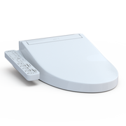 Toto C2 Bidet Seat with Attached Remote and Auto Flush Ready - Elongated in Cotton White