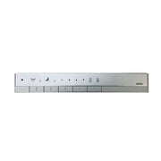 Nickel TOTO remote control with function buttons including water spray, temperature, and lock controls.