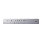 Silver Toto remote control with multiple function buttons and symbols for toilet seat operations.