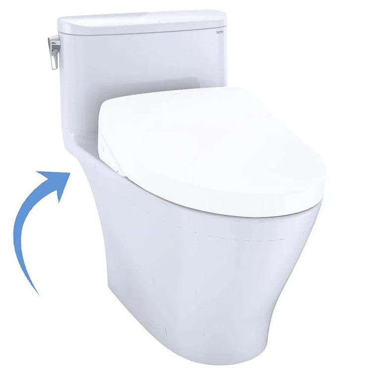 Toto Nexus One Piece  Auto Flush Washlet - Elongated in Cotton White (Less Seat)