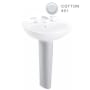 Toto Prominence Pedestal for Bathroom Sink in Bone
