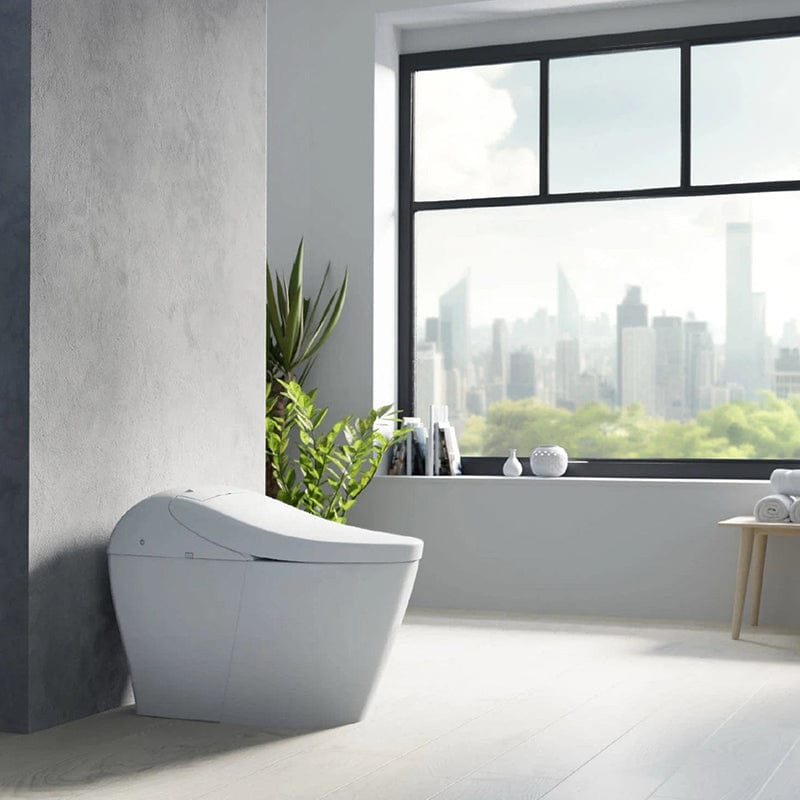 Toto Washlet G5A Integrated Smart Toilet - Elongated in Cotton White