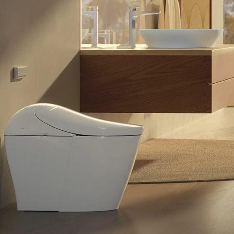 Toto Washlet G5A Integrated Smart Toilet - Elongated in Cotton White