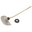 TOTO polished nickel trip lever with left-hand mounting hardware and components.