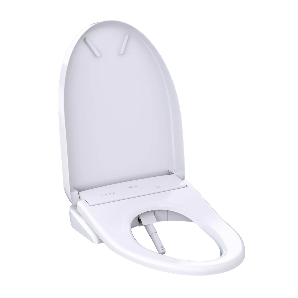 Toto S7A Bidet Seat with Remote - Contemporary Elongated in Cotton White