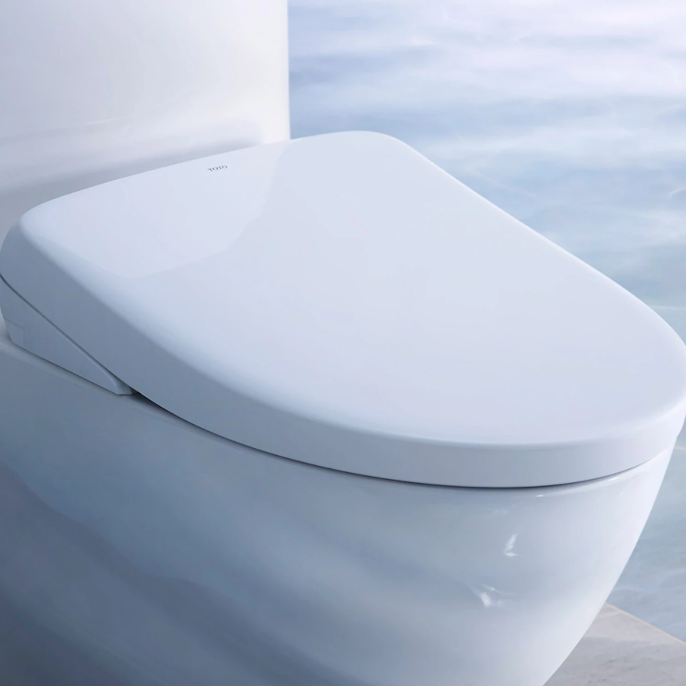 Toto S7A Bidet Seat with Remote - Contemporary Elongated in Cotton White - 2 pack