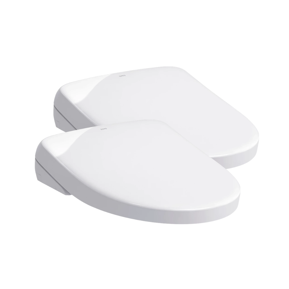 Toto S7A Bidet Seat with Remote - Contemporary Elongated in Cotton White - 2 pack