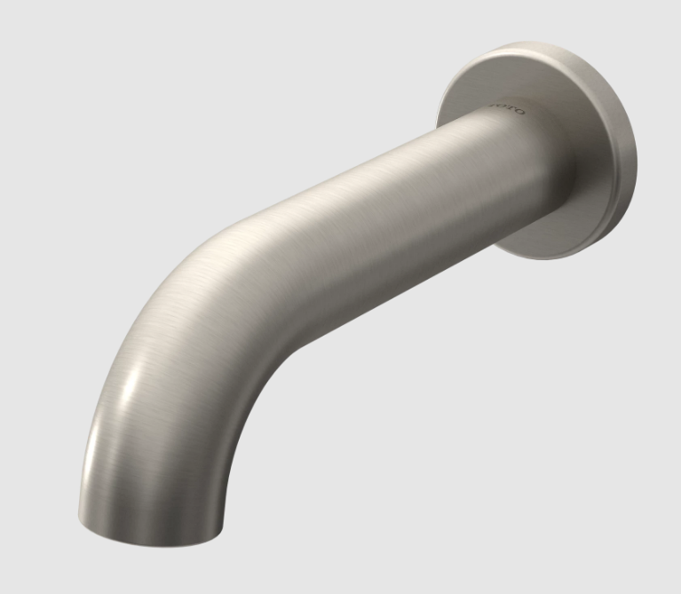 Toto GB Bathroom Wall Mount Tub Spout, Brushed Nickel - TBG11001U#BN