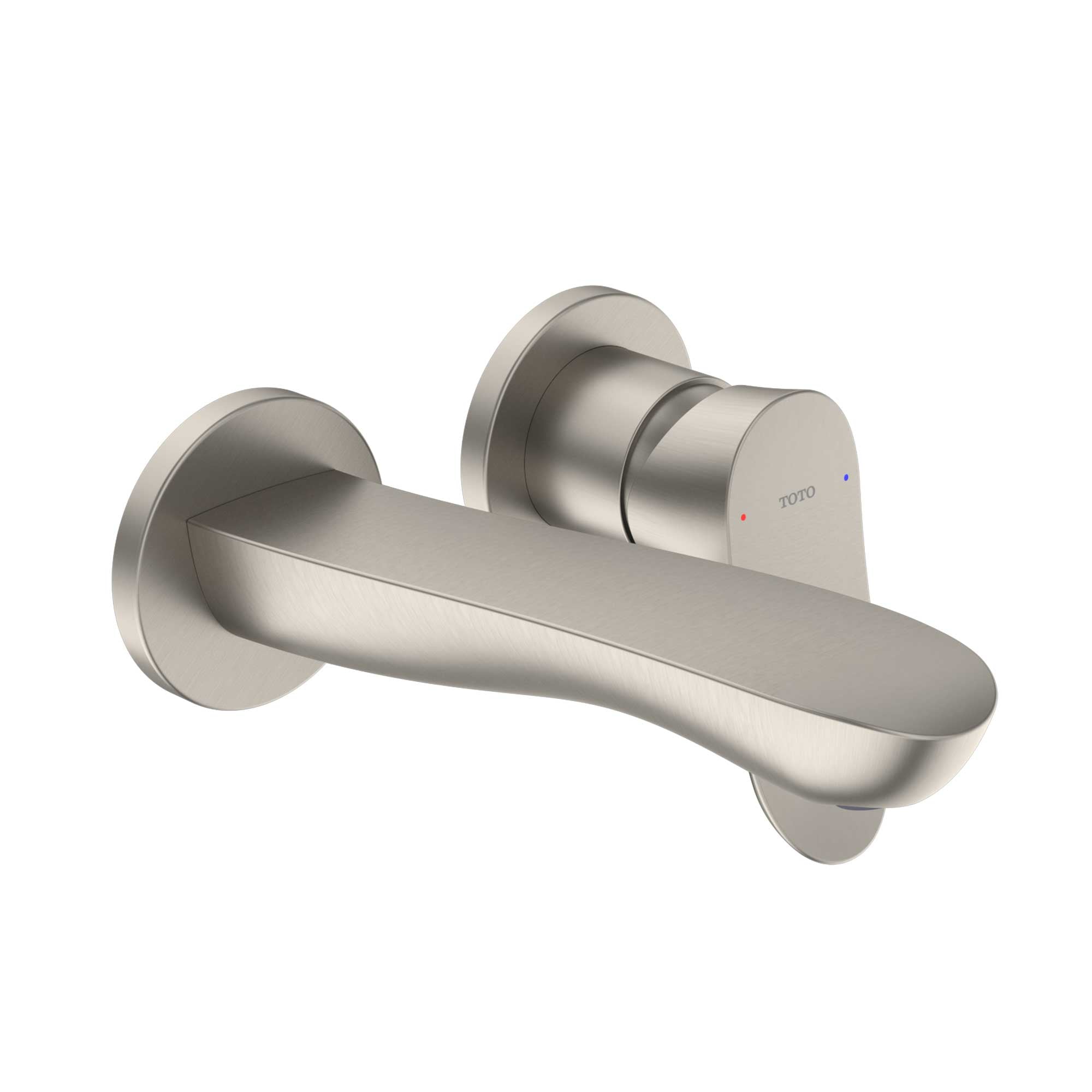 Toto TLG01310UA#BN GO 1.2 GPM Wall-Mount Single-Handle Bathroom Faucet with COMFORT GLIDE Technology in Brushed Nickel