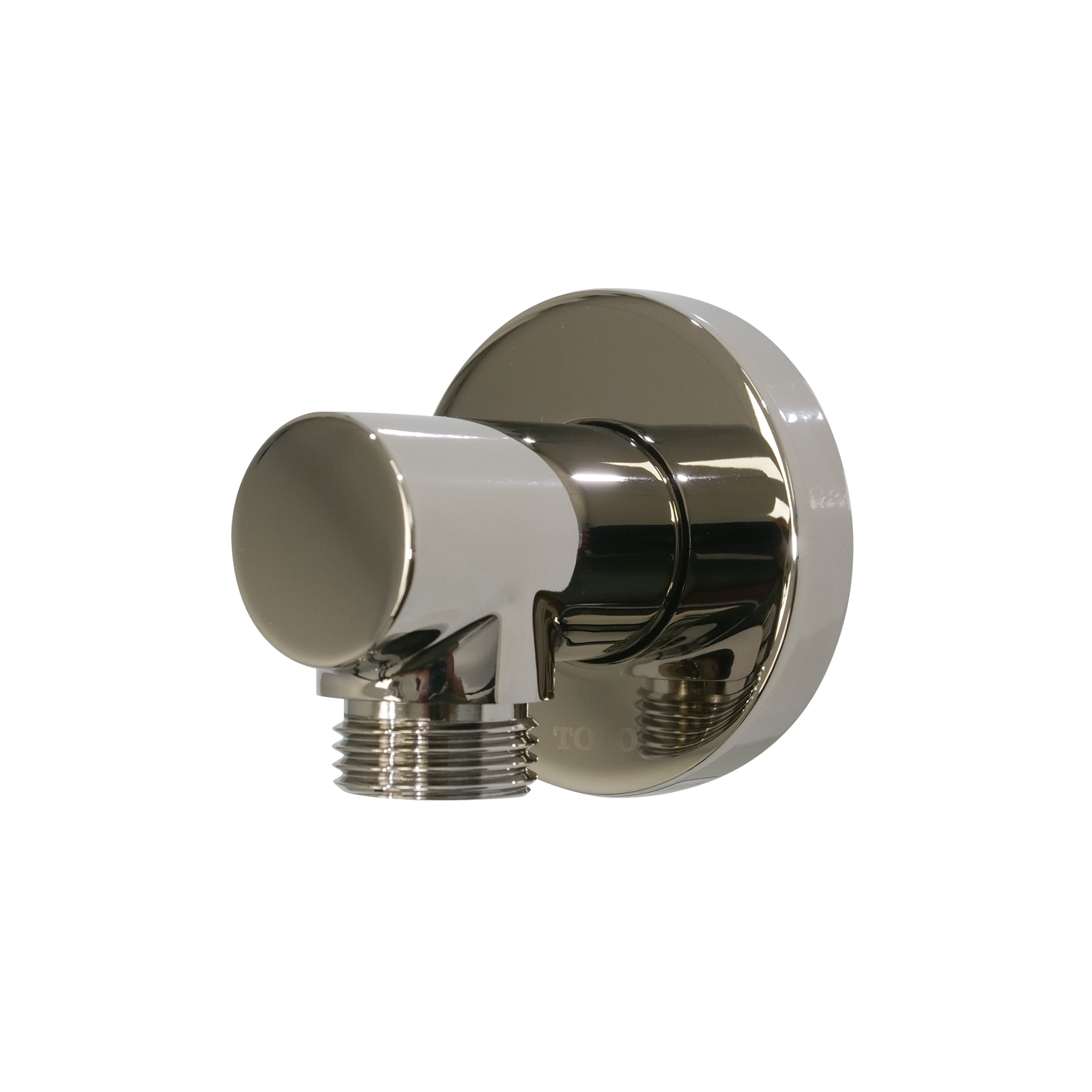 Toto Wall Outlet For Handshower, Round, Polished Nickel