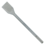 Gray steel wide chisel with flat rectangular head and SDS-Max shank connection at base.