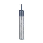 Freud 1/16" diameter double flute straight router bit with metal shaft and cutting flutes.