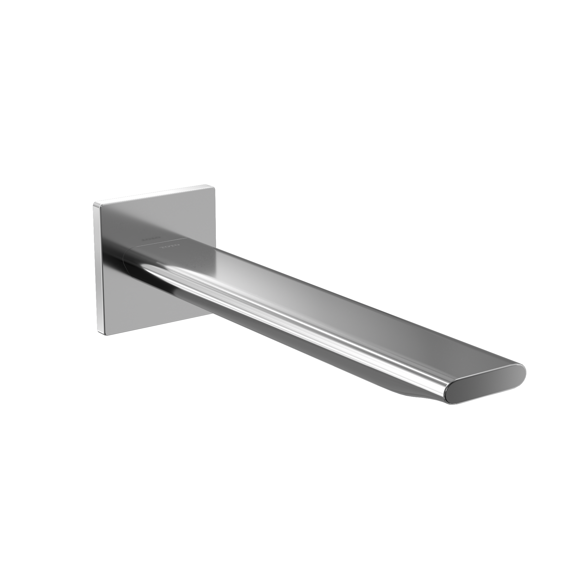 Toto Libella Wall Mounted ECOPOWER or AC Powered 20 Second On Demand Flow Touchless Bathroom Faucet 0.35 GPM in Polished Chrome
