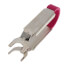 Sharkbite 1/2" disconnect tongs with gray handle and pink grip collar.
