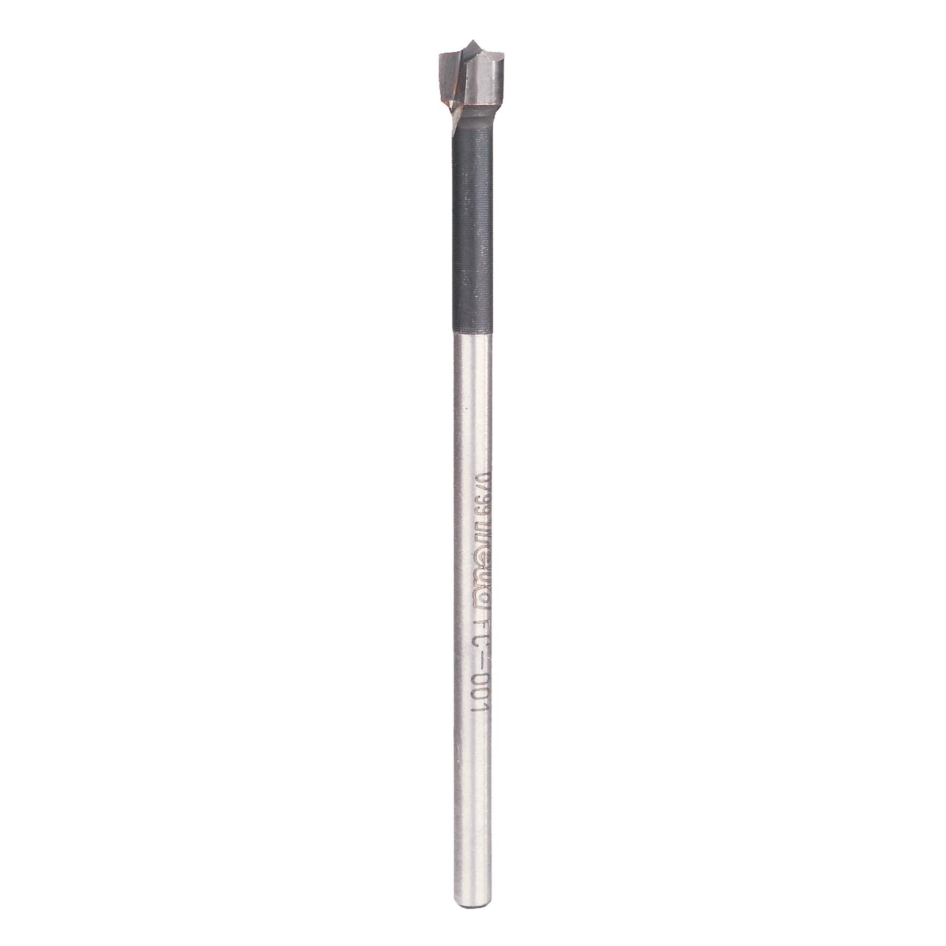 Freud FC-001 1/4" Forstner bit with dark gray cutting head and silver cylindrical shaft.