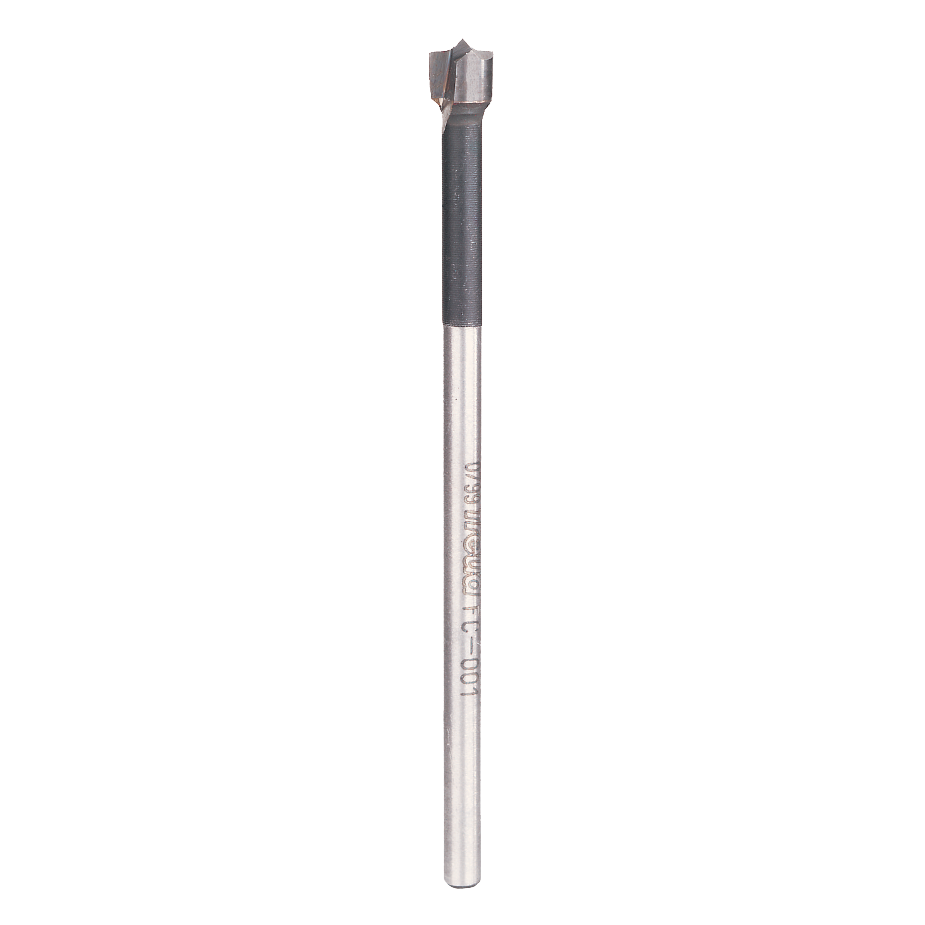 Freud FC-001 1/4" Forstner bit with dark gray cutting head and silver cylindrical shaft.