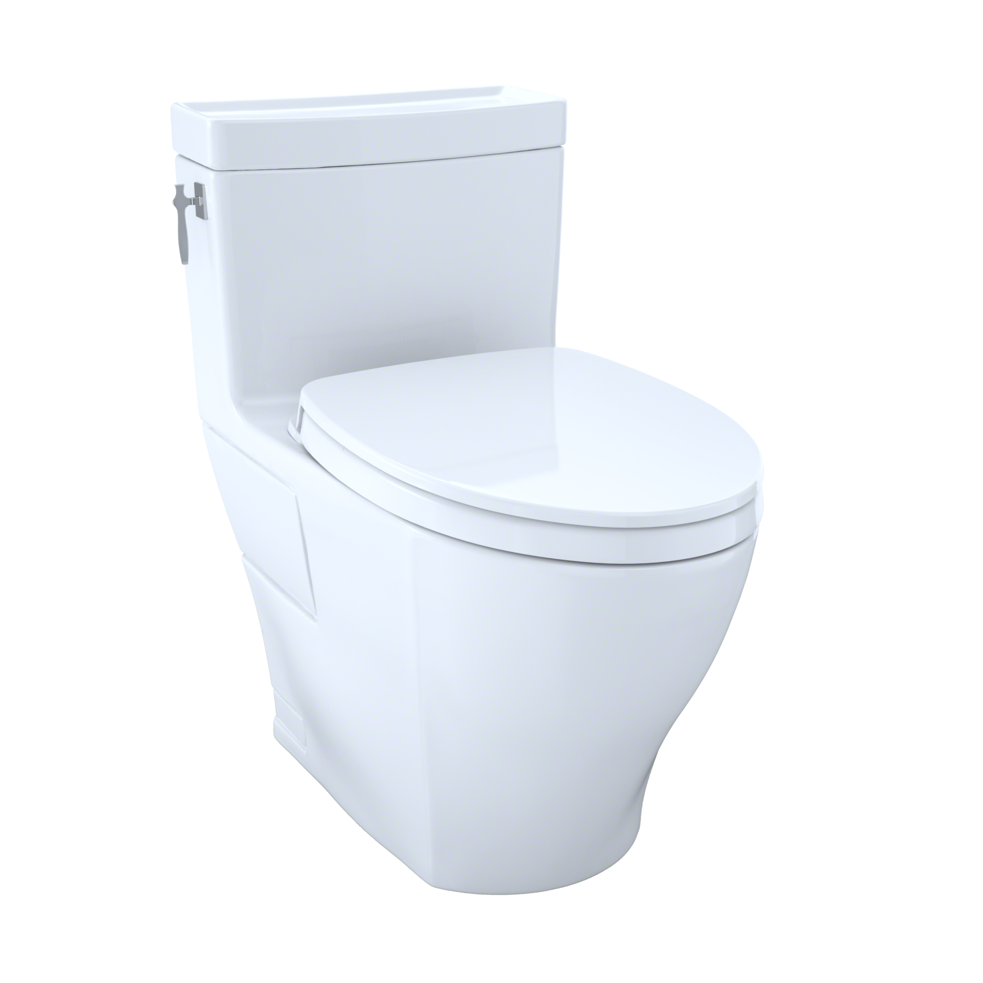 Toto Aimes One Piece Elongated Universal Height Toilet with CEFIONTECT 1.28 GPF