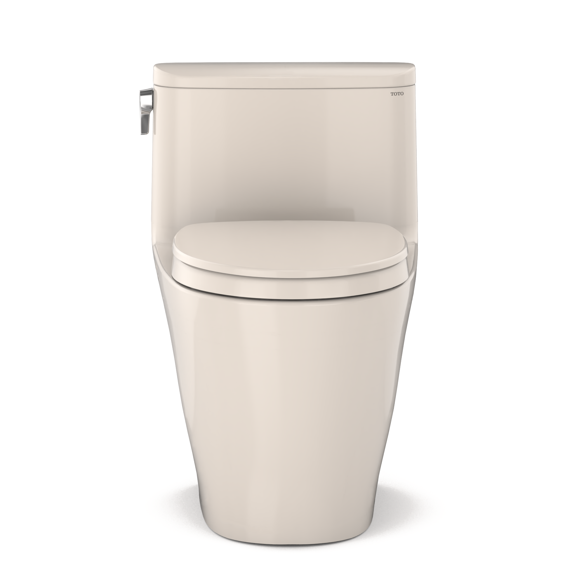 Toto Nexus 1G One Piece Elongated Auto Flush Washlet+ Ready Universal Height Toilet with CEFIONTECT 1.0 GPF with SS124 SoftClose Seat in Sedona Beige