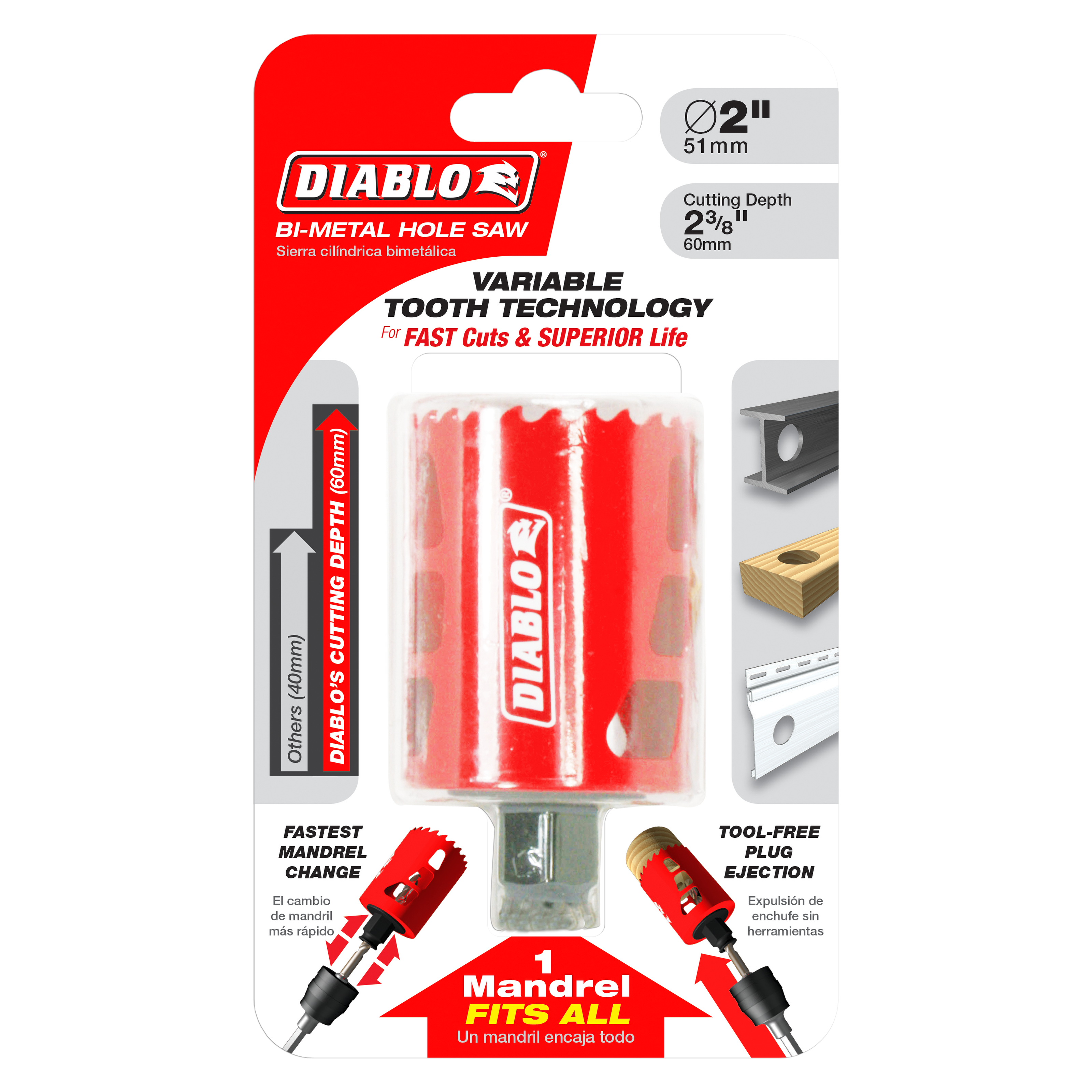 Diablo DHS2000 2 in. Hole Saw