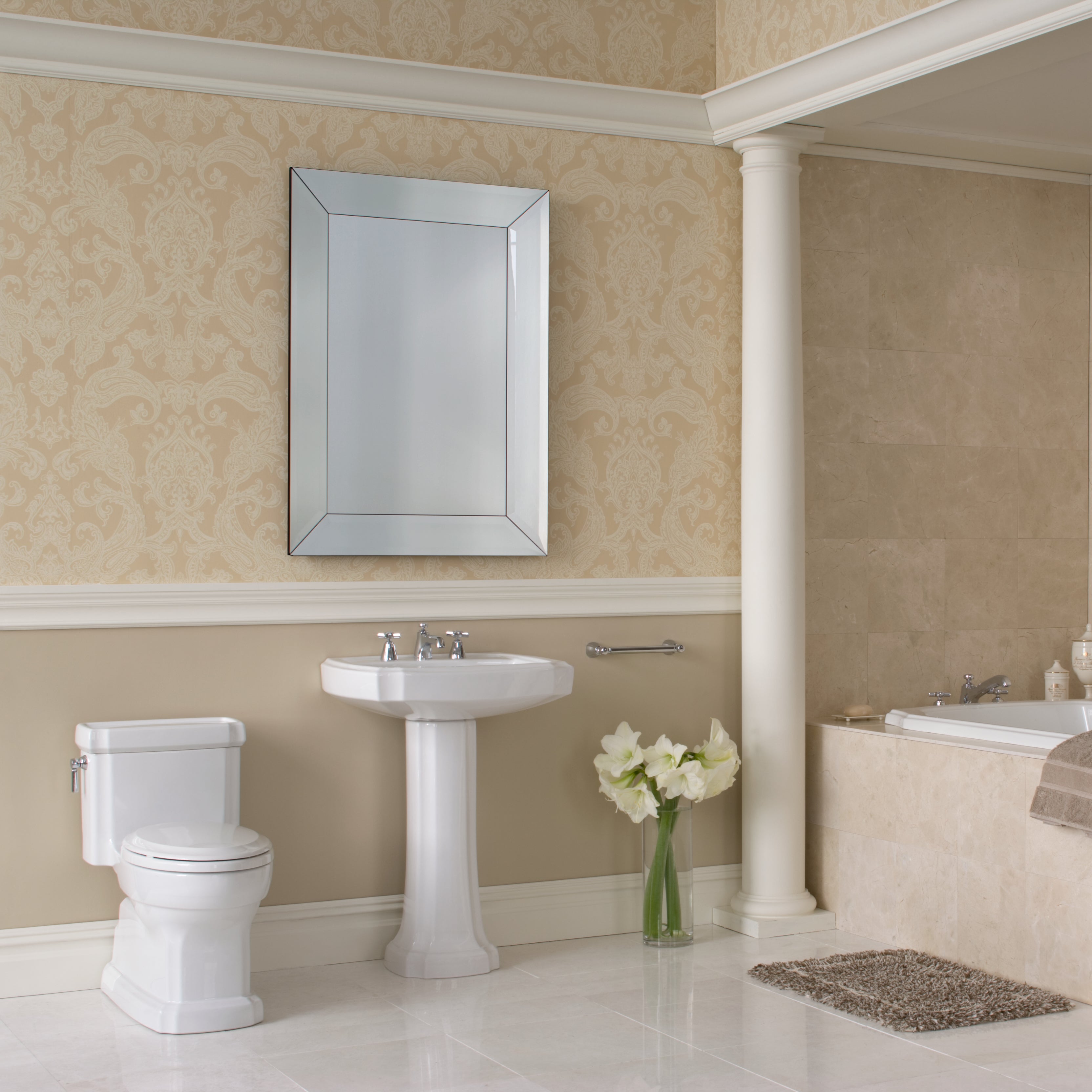 Toto Eco Guinevere Elongated Universal Height Toilet with CEFIONTECT 1.28 GPF with SS224 SoftClose Seat in Cotton White
