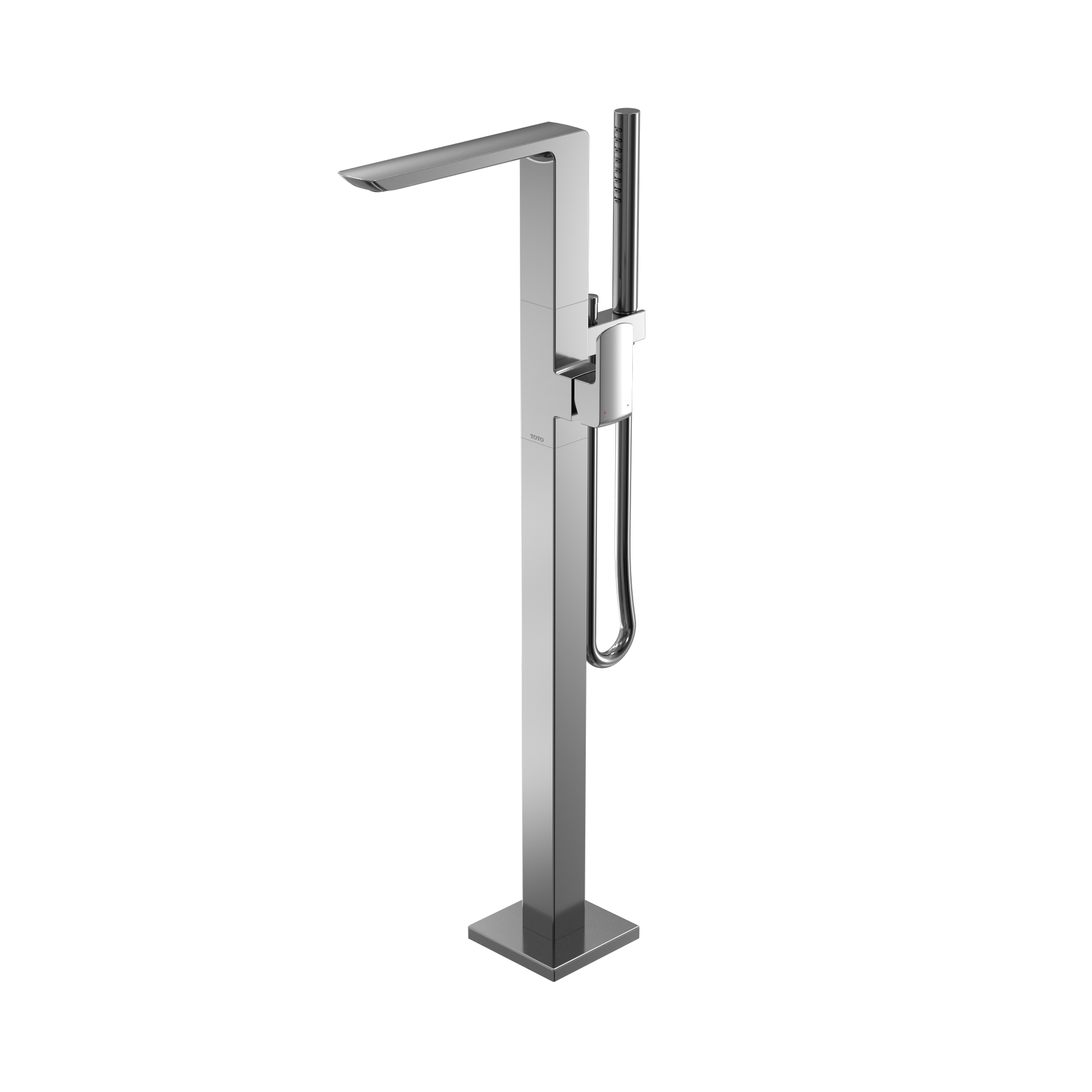 Toto GR Single-Handle Freestanding Tub Filler Faucet with Handshower, Polished Chrome - TBG02306U#CP