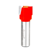 Freud mortising bit with red plastic head and silver metal shaft, showing cutting edges and product branding.