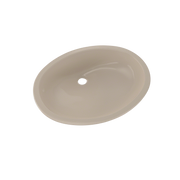 Toto Dantesca Oval Undermount Bathroom Sink With CeFiONtect, Bone