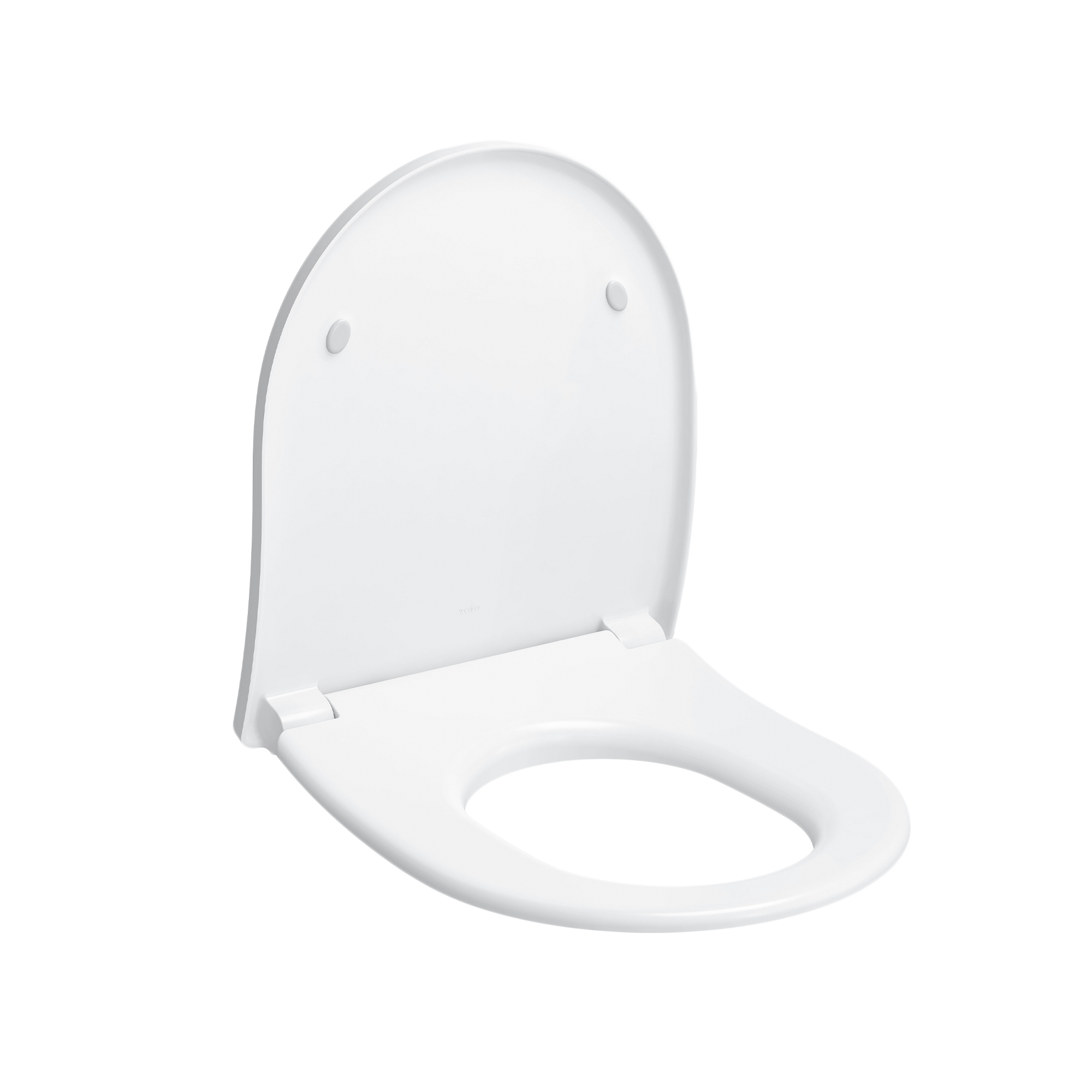 Toto RP Compact SoftClose Slow Close Elongated Toilet Seat and Lid in Cotton White - SS227#01
