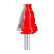 Red and gray casing bit with 1-1/2" diameter cutting head and metal shank marked with Freud branding.