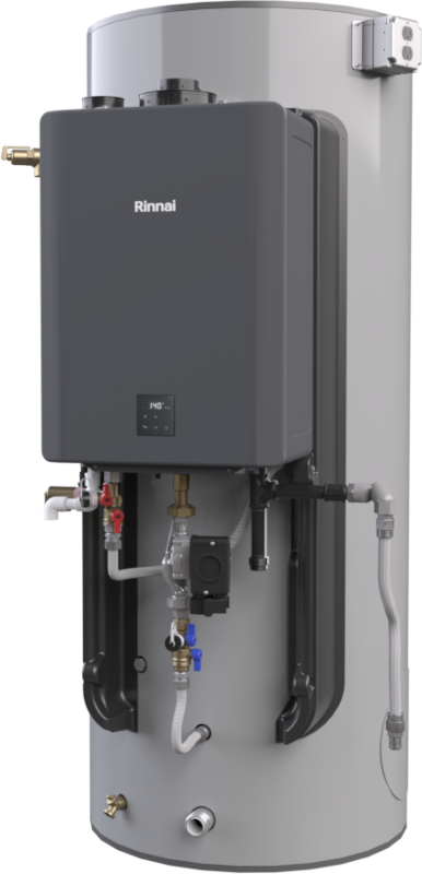 Rinnai CHS HCX Series 160,000 BTU Indoor Natural Gas Hybrid Water System with 80 Gallon Tank - CHS16080HCXIN