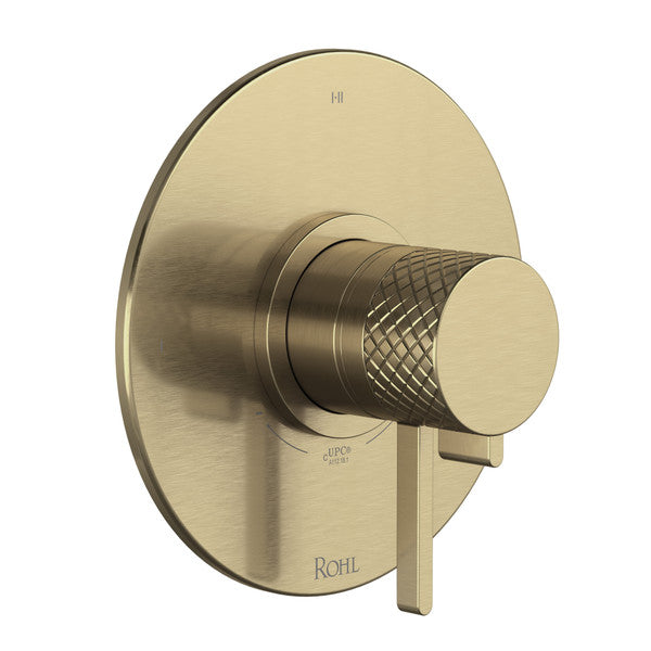 Rohl Tenerife 1/2" Therm & Pressure Balance Trim With 3 Functions in Antique Gold - TTE23W1LMAG